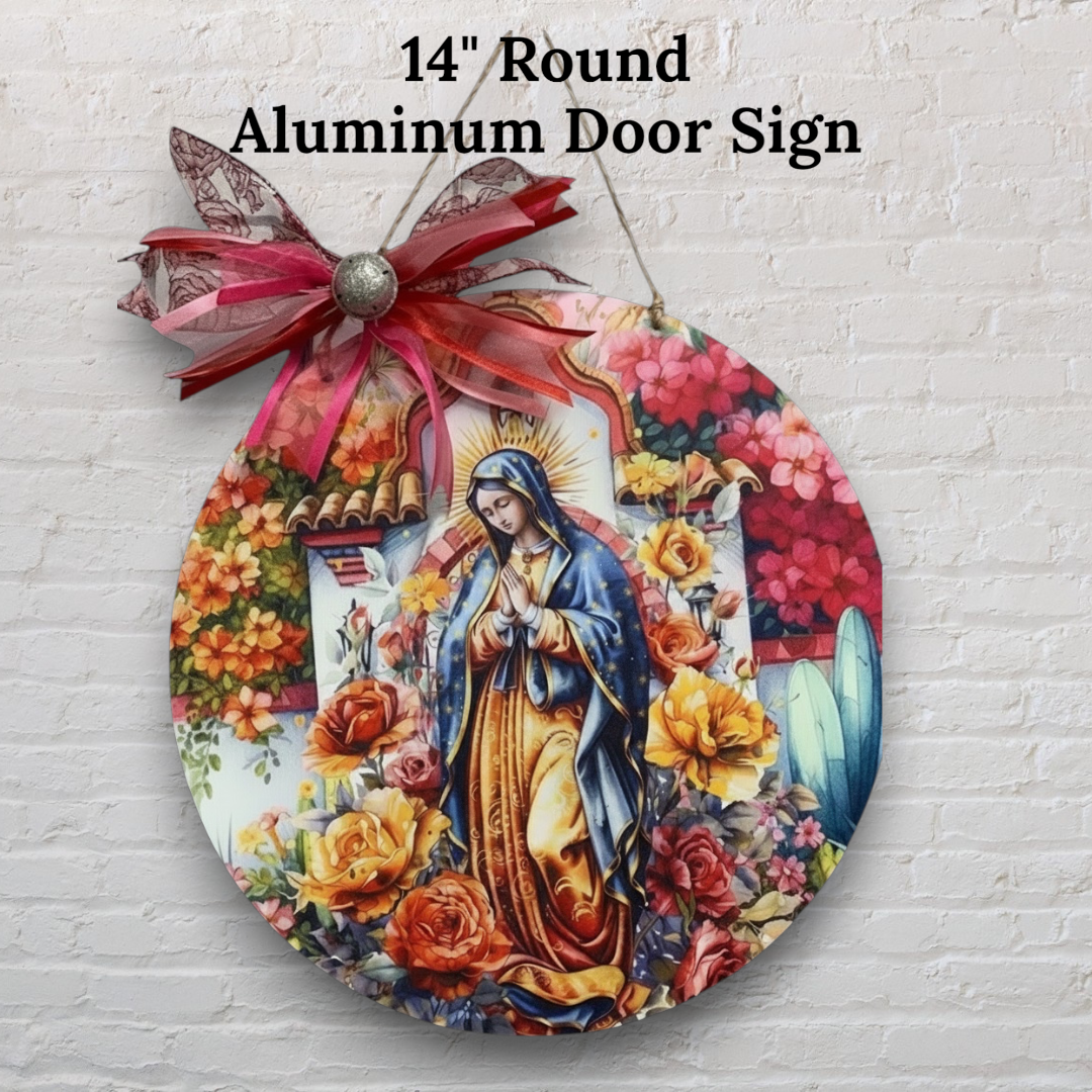 Virgen Mary Floral