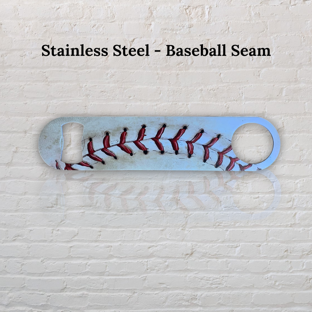 Baseball Seam Bottle Opener