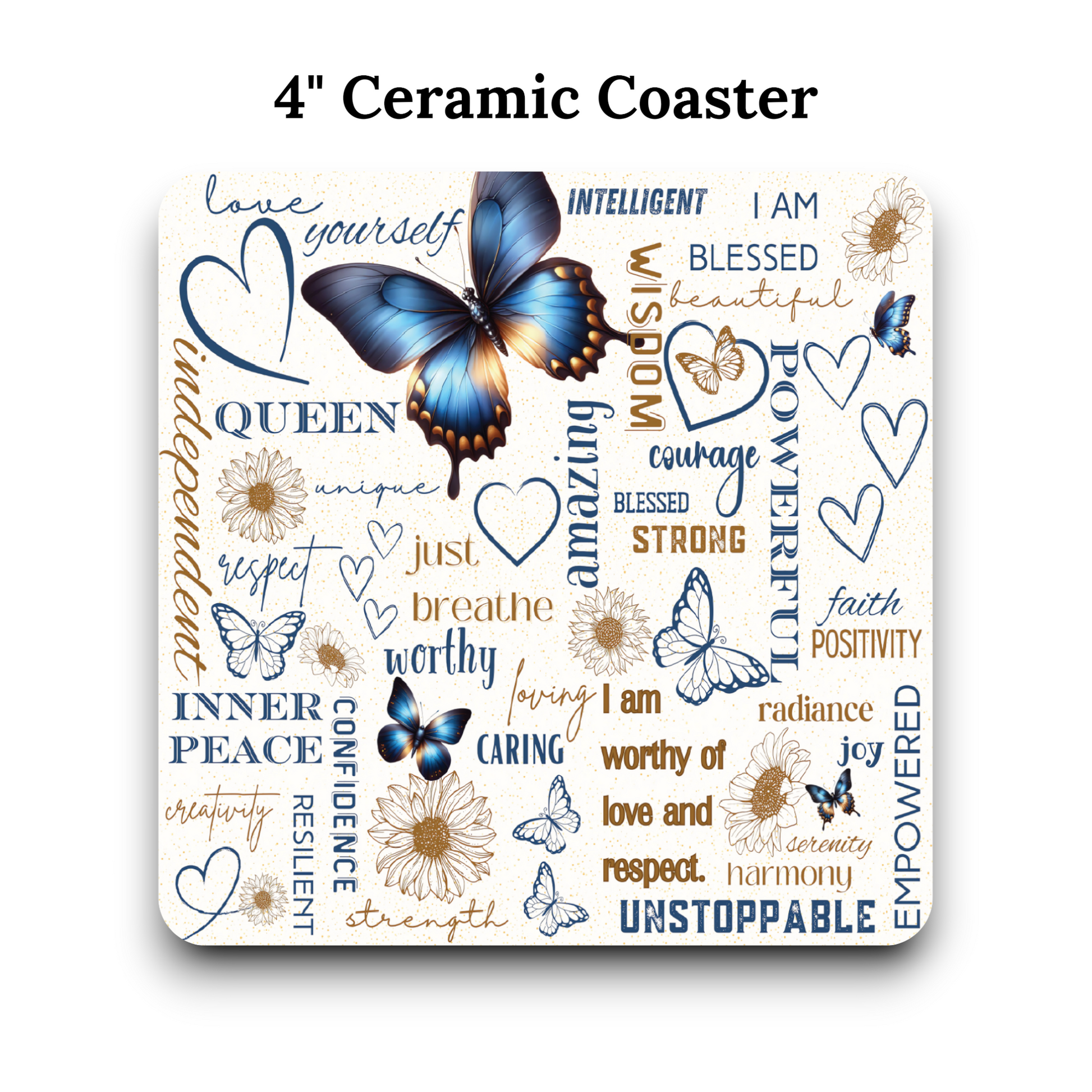 Blue Butterfly Affirmation