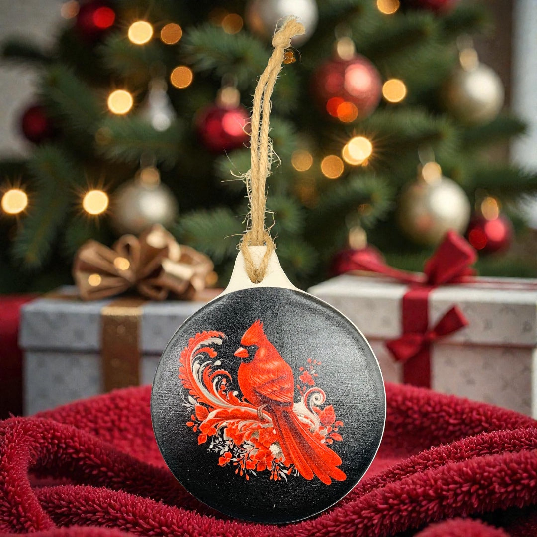 3" Cardinal Ornament