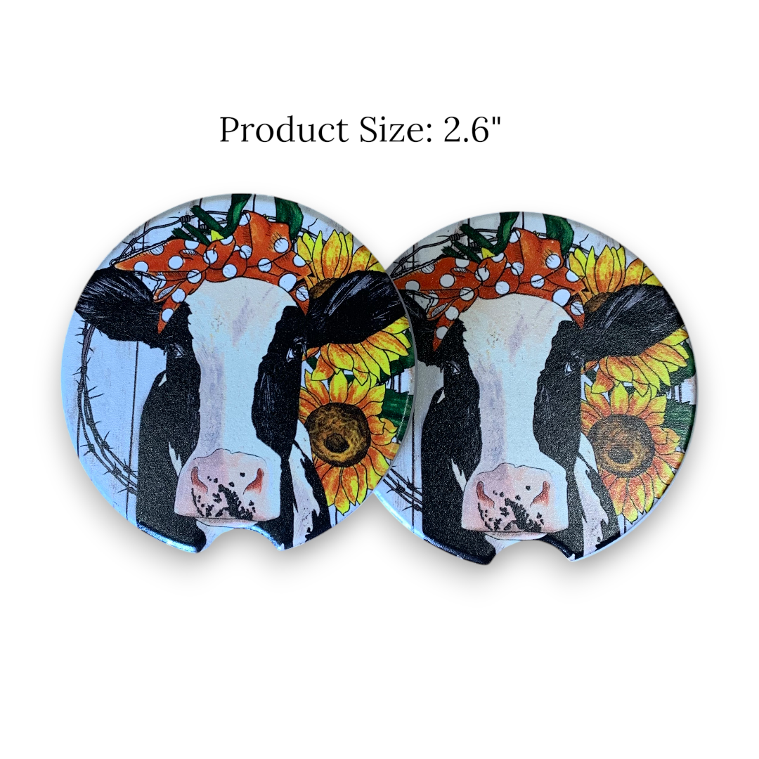 Cow with Red Bow